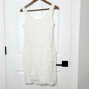 BANANA REPUBLIC Size‎ 8 Sleeveless Lace Shift Mini Dress